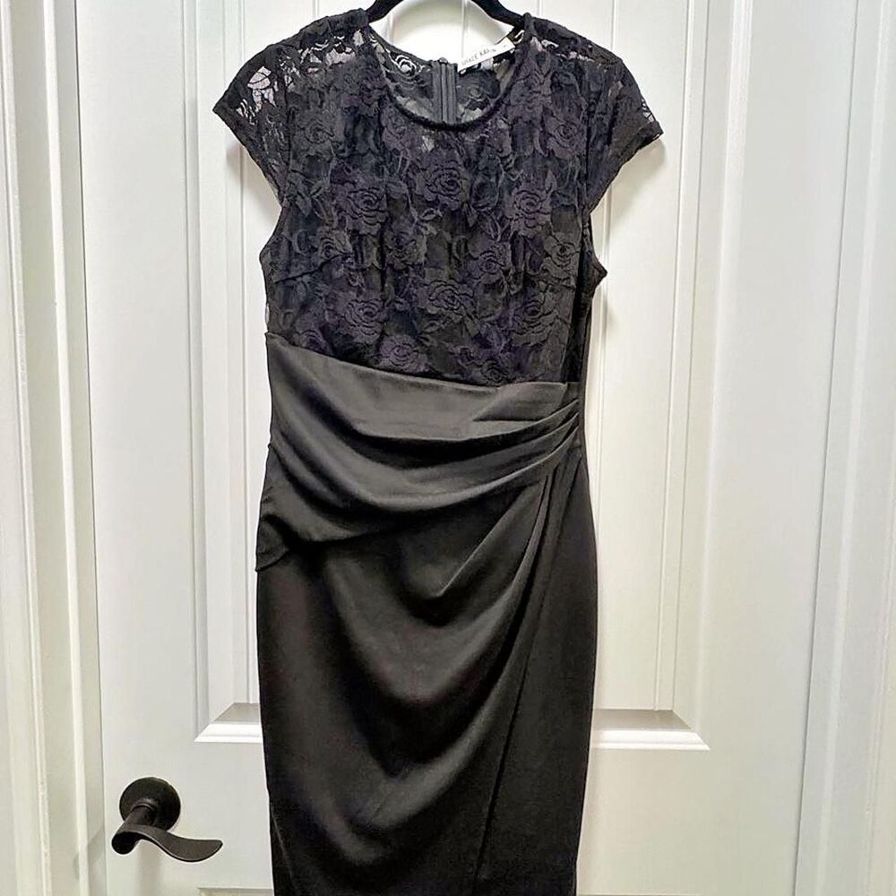 Grace-karin Women's Black and Grey Dress
